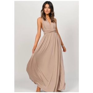 NWT Tobi Make Me Crazy Multi-way Maxi Dress